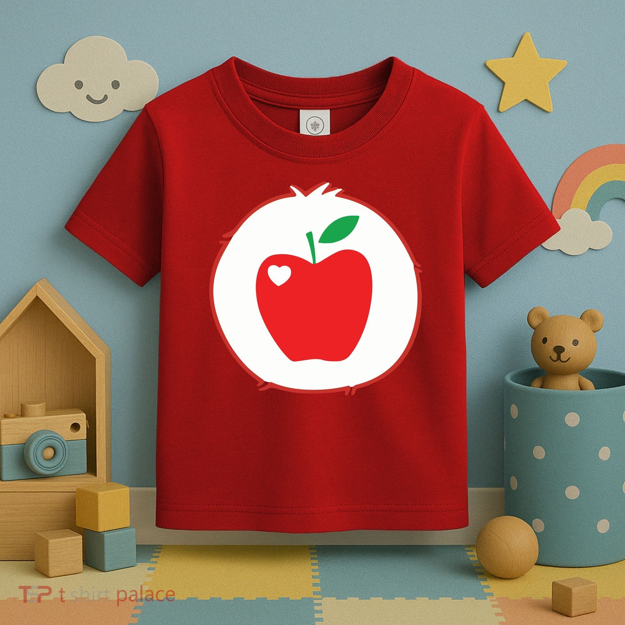 Smart Heart Bear Halloween Costume Toddler T-Shirt
