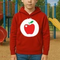 Smart Heart Bear Halloween Costume Kids Hoodie thumb 2