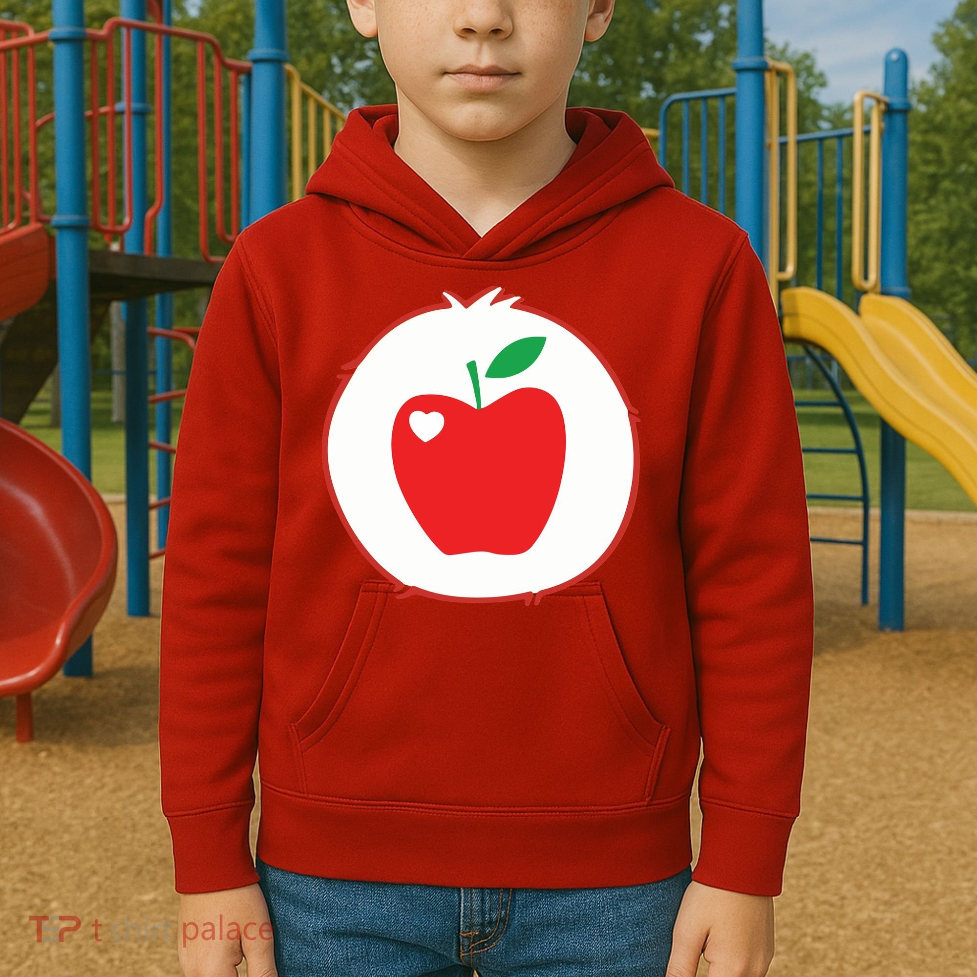 Smart Heart Bear Halloween Costume Kids Hoodie