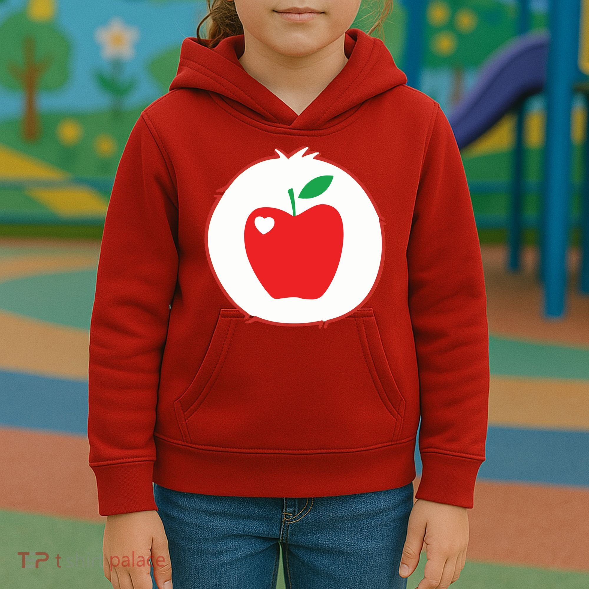 Smart Heart Bear Halloween Costume Kids Hoodie