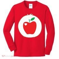 Smart Heart Bear Halloween Costume Kids Long Sleeve Shirt thumb 0