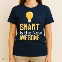 Smart Is Awesome T-Shirt thumb 4