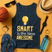 Smart Is Awesome Tank Top thumb 4