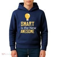 Smart Is Awesome Kids Hoodie thumb 4