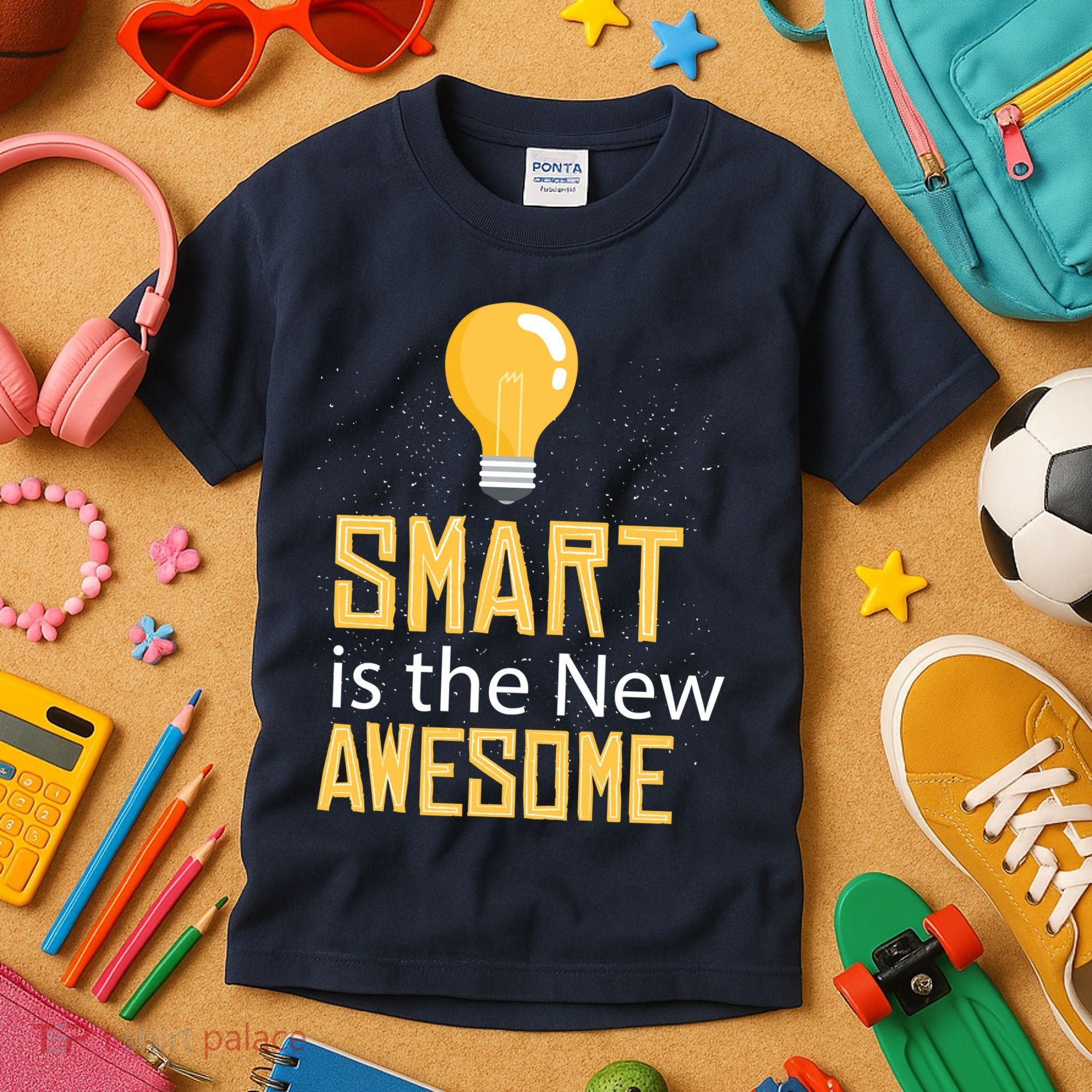 Smart Is Awesome Kids T-Shirt