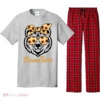Sunflower Mama Bear With Sunglasses Bandana Momma Mothers Dy  Pajama Set thumb 0