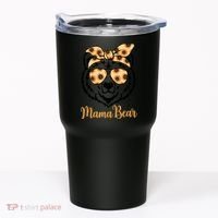 Sunflower Mama Bear With Sunglasses Bandana Momma Mothers Dy  Tumbler thumb 0