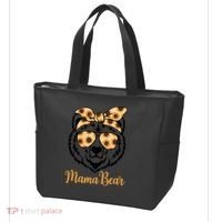 Sunflower Mama Bear With Sunglasses Bandana Momma Mothers Dy  Tote Bag thumb 3