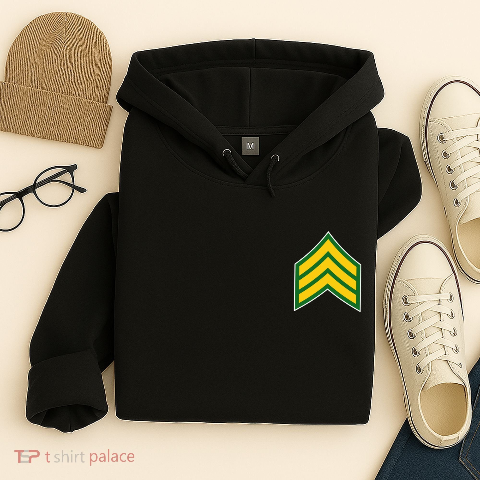 Sergeant Military Badge Hoodie