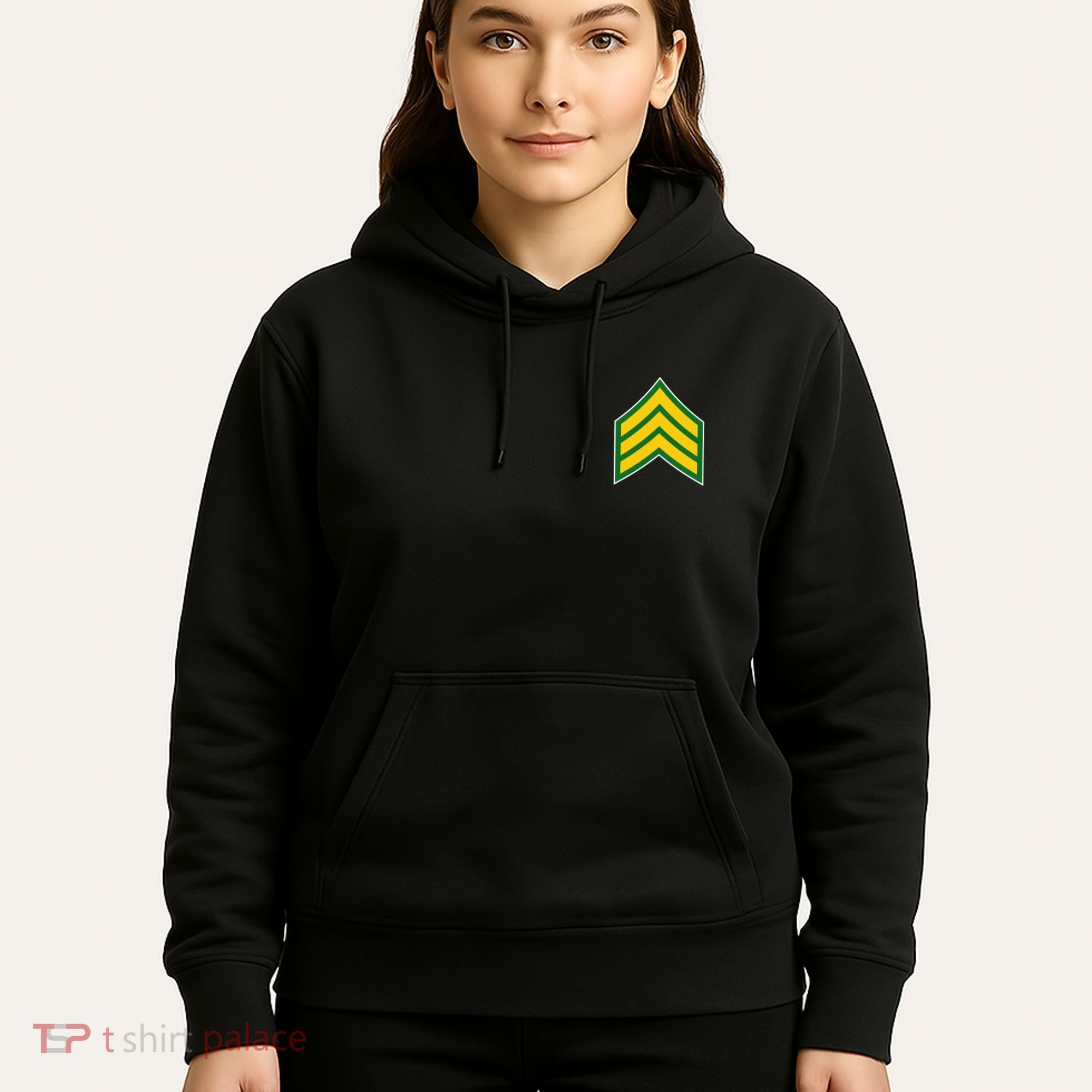 Sergeant Military Badge Hoodie