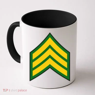 Sergeant Military Badge Coffee Mug