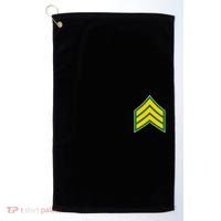 Sergeant Military Badge Golf Towel thumb 0