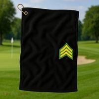 Sergeant Military Badge Golf Towel thumb 1