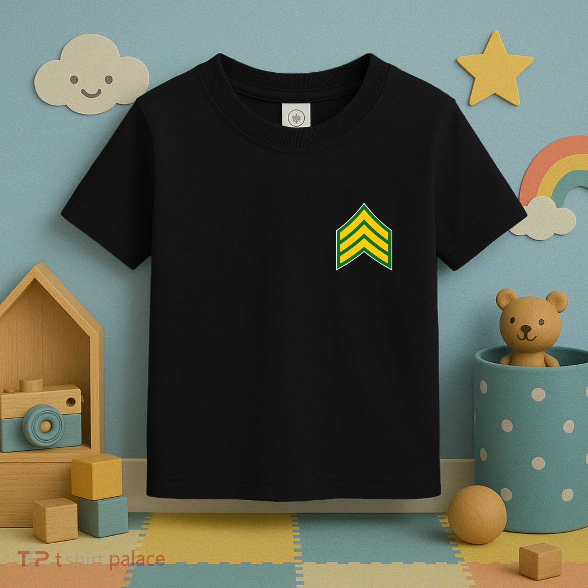 Sergeant Military Badge Toddler T-Shirt