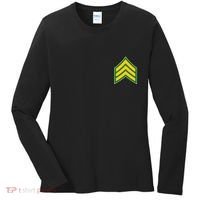 Sergeant Military Badge Women's Long Sleeve Shirt thumb 0