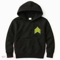 Sergeant Military Badge Kids Hoodie thumb 0