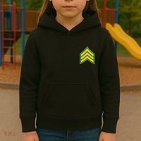 Sergeant Military Badge Kids Hoodie thumb 3