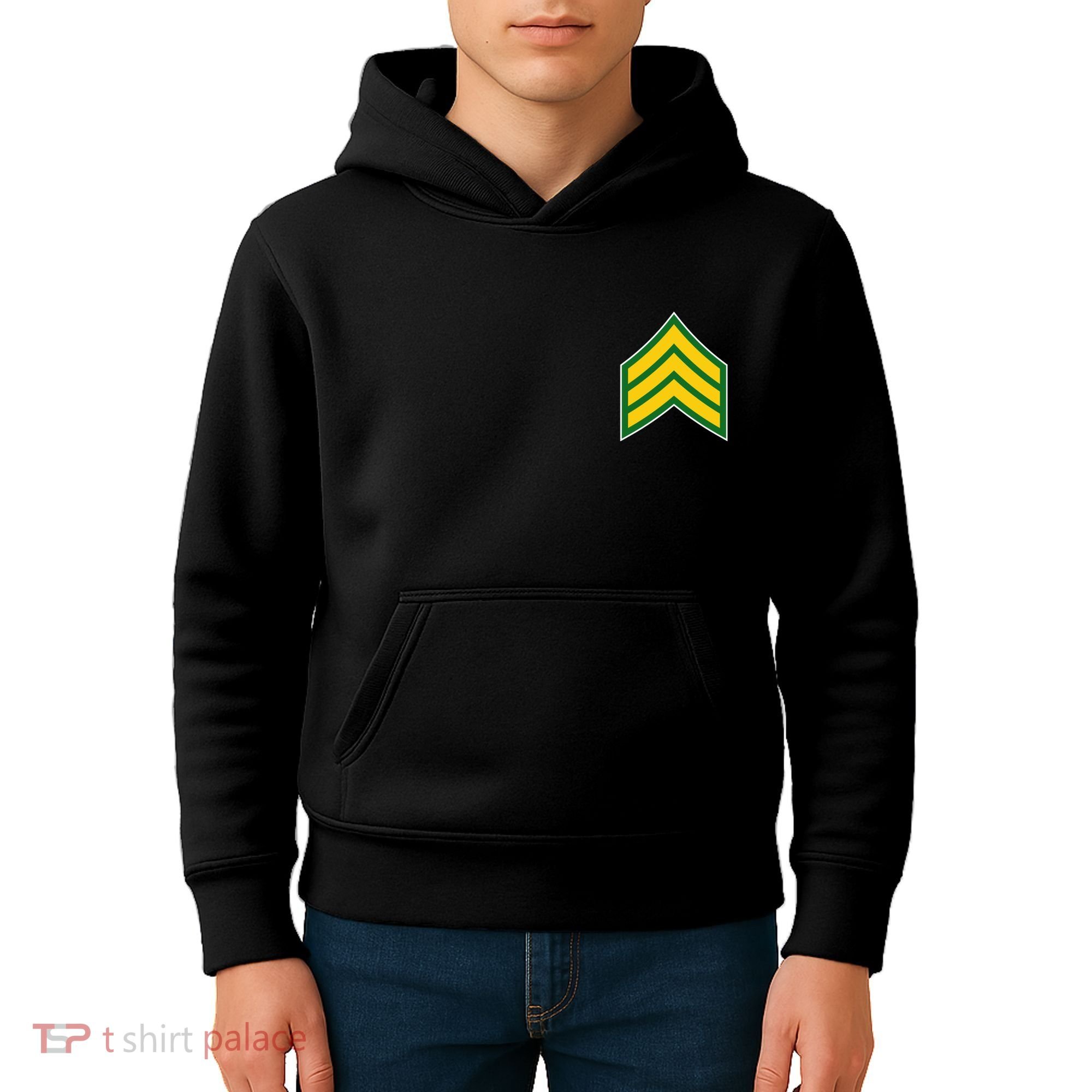 Sergeant Military Badge Kids Hoodie