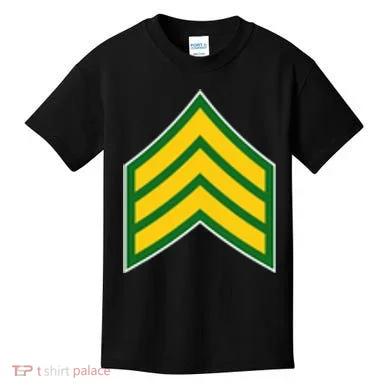 Sergeant Military Badge Kids T-Shirt