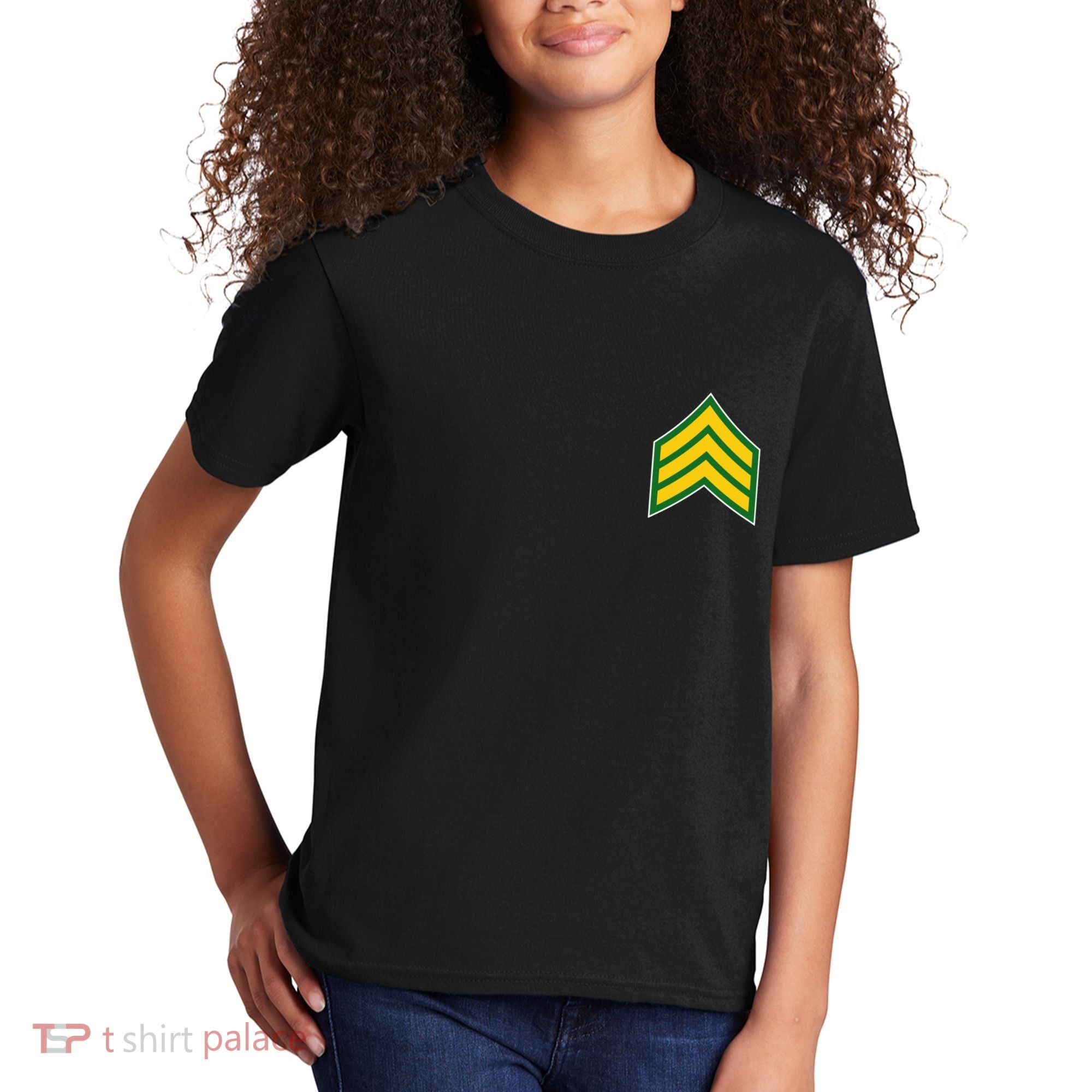 Sergeant Military Badge Kids T-Shirt