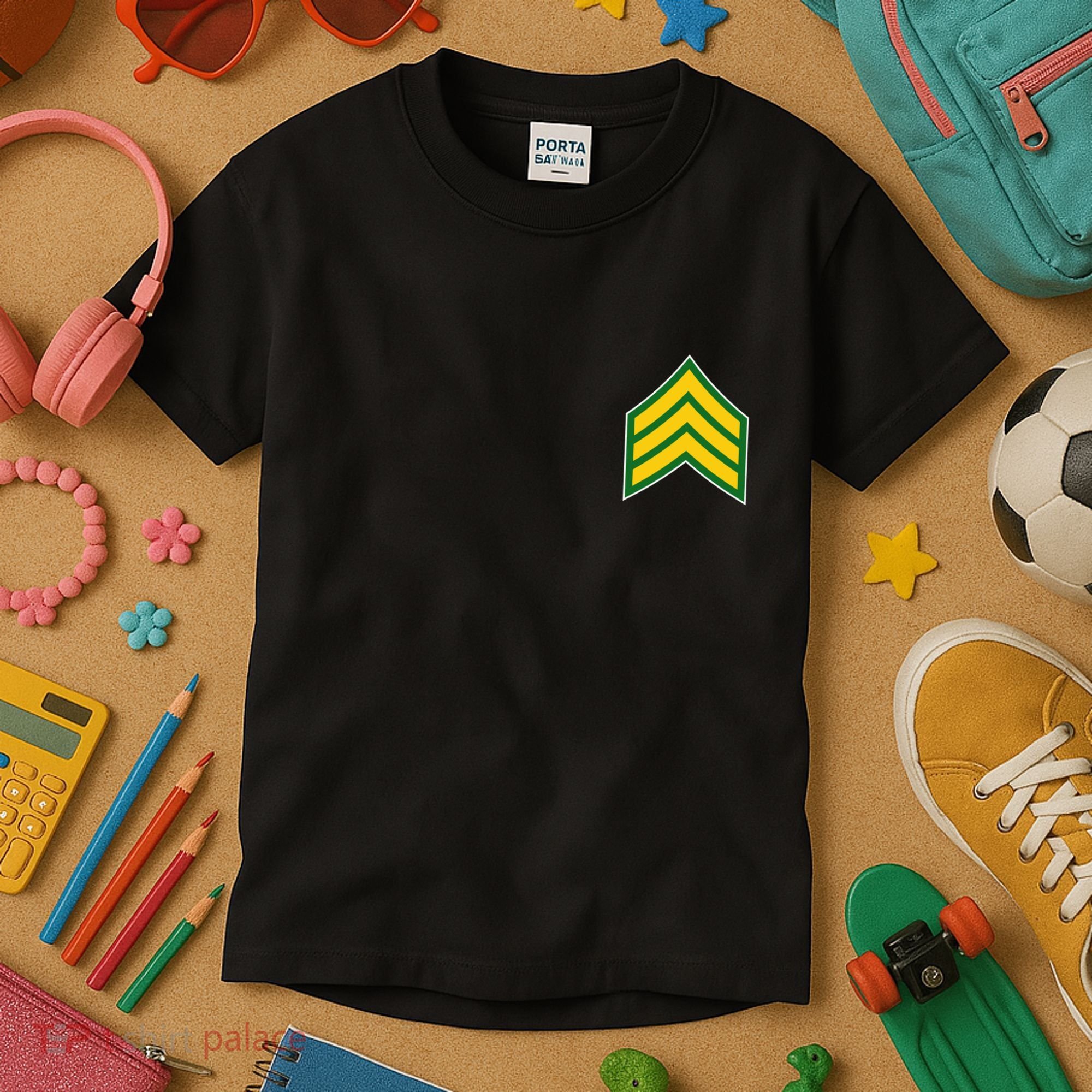 Sergeant Military Badge Kids T-Shirt