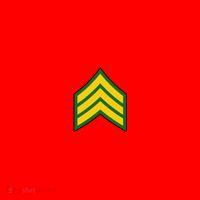 Sergeant Military Badge Santa Hat thumb 1