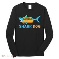 Shark Marine Biologist Ocean Animal Hot Dog Shark Long Sleeve Shirt thumb 0