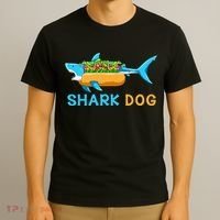 Shark Marine Biologist Ocean Animal Hot Dog Shark T-Shirt thumb 3