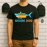 Shark Marine Biologist Ocean Animal Hot Dog Shark T-Shirt thumb 6