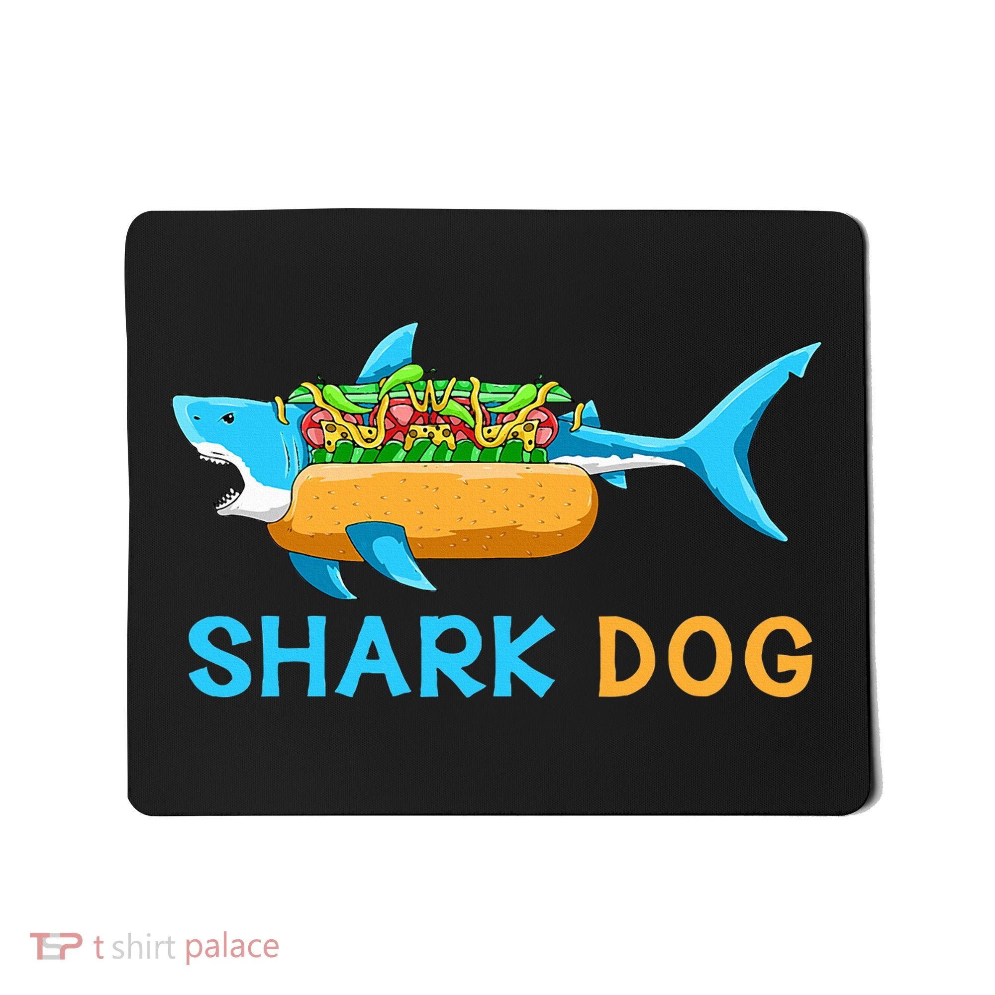 Shark Marine Biologist Ocean Animal Hot Dog Shark Mousepad