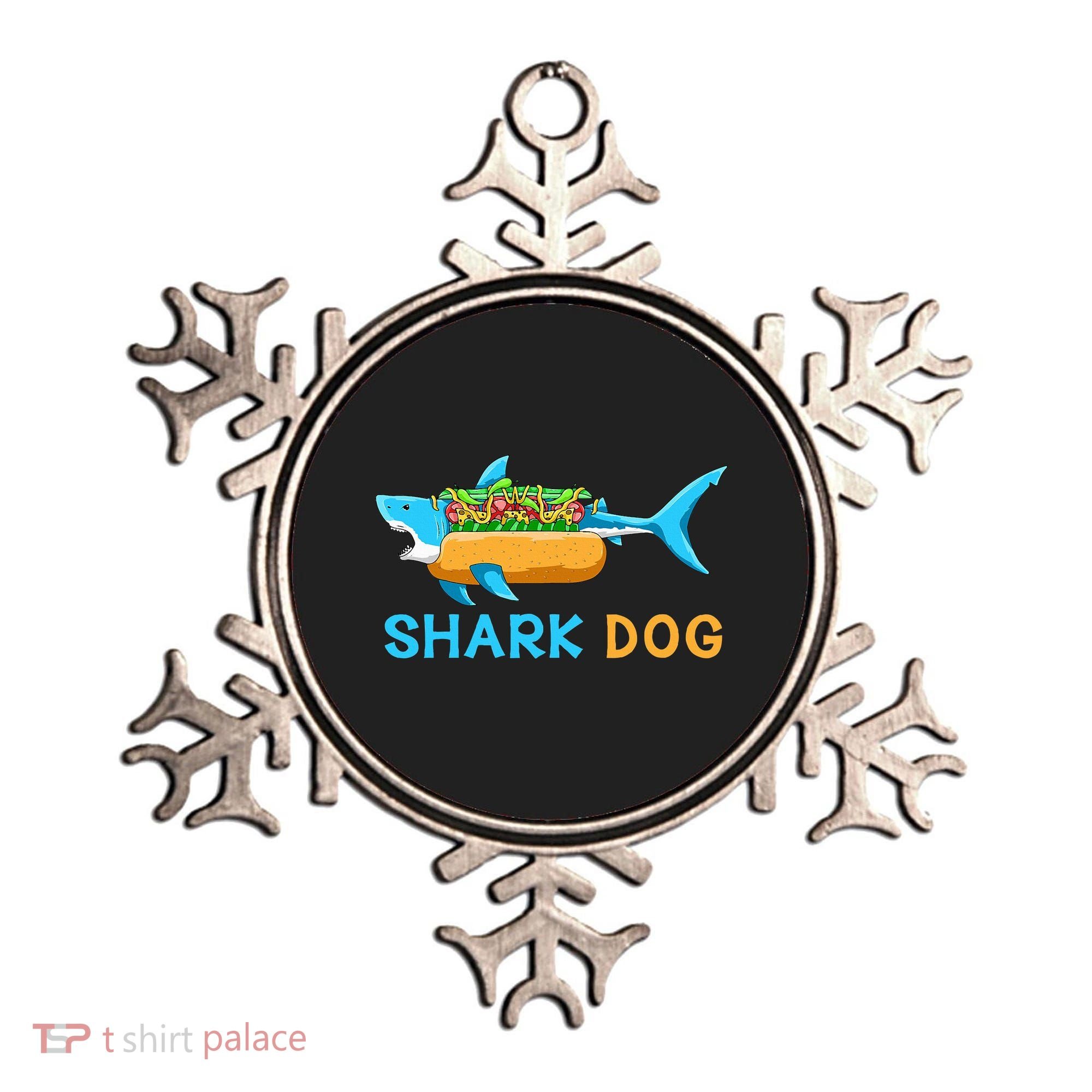 Shark Marine Biologist Ocean Animal Hot Dog Shark Ornament