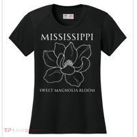 Sweet Magnolia Bloom Mississippi With Southern Charm Women's Cooling Performance Crew T-Shirt thumb 0