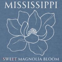Sweet Magnolia Bloom Mississippi With Southern Charm Comfort Colors Garment-Dyed Hooded Sweatshirt thumb 2