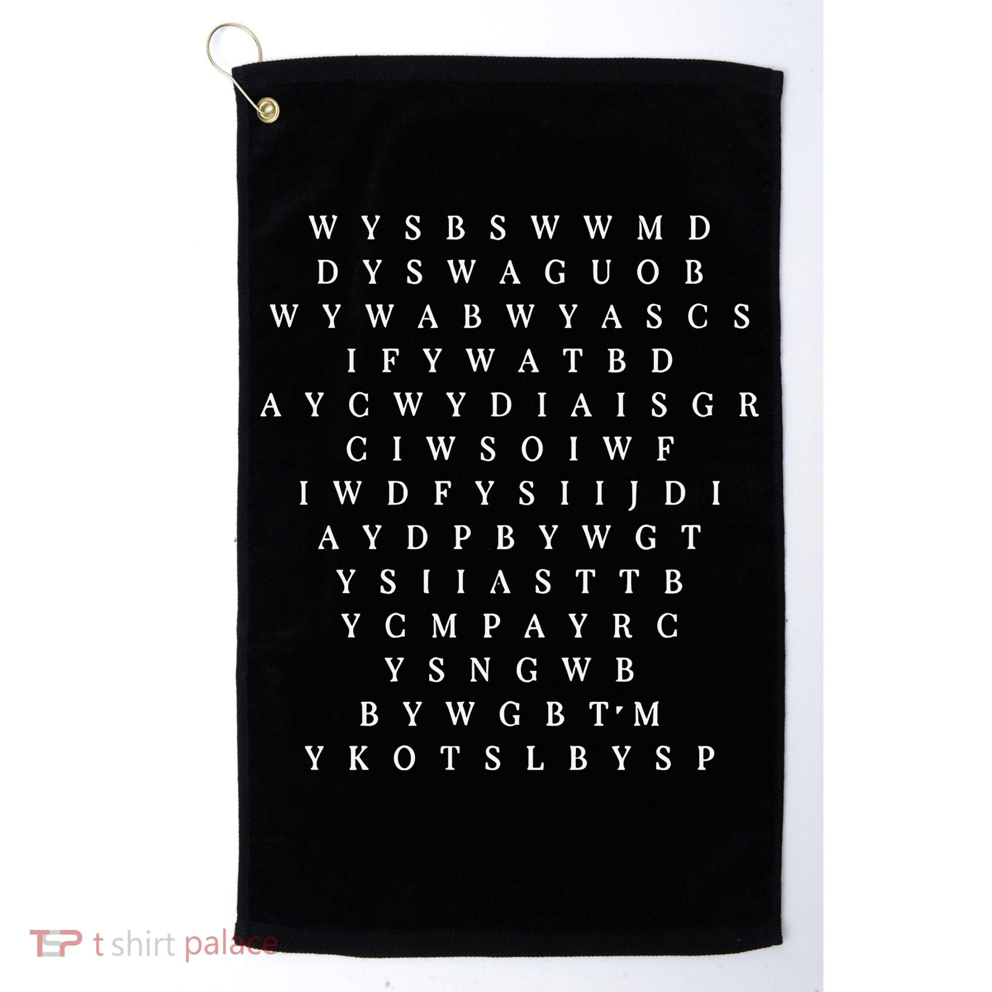 Smallest Man Bridge Tortured Poet Golf Towel