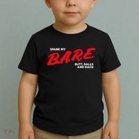 Spank My B.A.R.E. Butt Balls And Back Toddler T-Shirt thumb 2