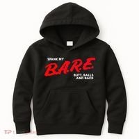 Spank My B.A.R.E. Butt Balls And Back Kids Hoodie thumb 0