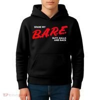 Spank My B.A.R.E. Butt Balls And Back Kids Hoodie thumb 4