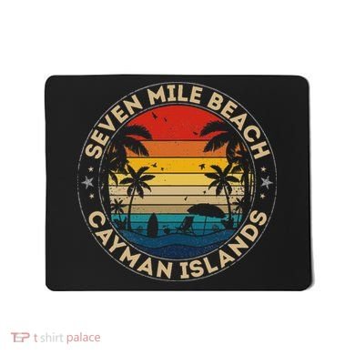 Seven Mile Beach Souvenir Cayman Islands Reminder Mousepad