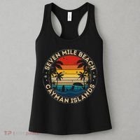 Seven Mile Beach Souvenir Cayman Islands Reminder Women's Tank Top thumb 3