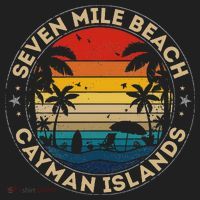 Seven Mile Beach Souvenir Cayman Islands Reminder Hat thumb 2