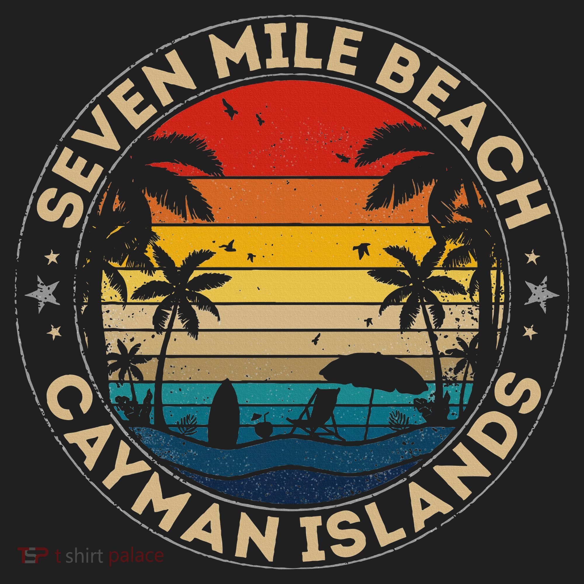 Seven Mile Beach Souvenir Cayman Islands Reminder Hat