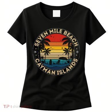 Seven Mile Beach Souvenir Cayman Islands Reminder Women's T-Shirt
