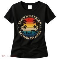 Seven Mile Beach Souvenir Cayman Islands Reminder Women's T-Shirt thumb 0