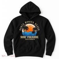 Santa Monica Beach California Hoodie thumb 0