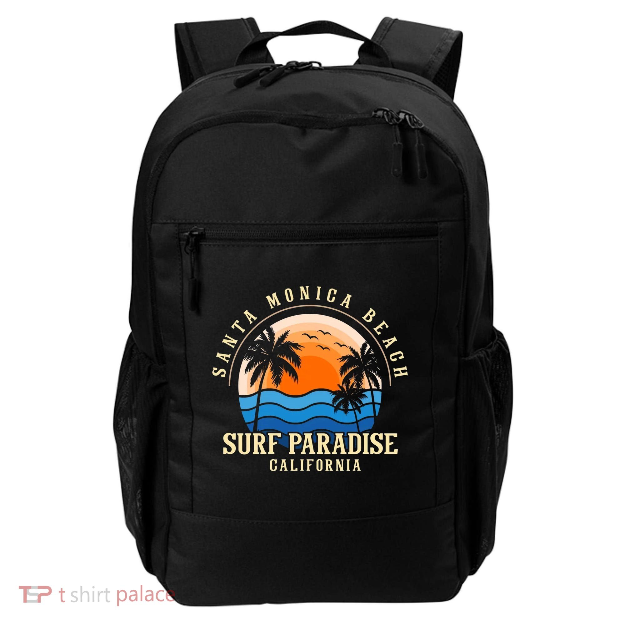 Santa Monica Beach California Backpack