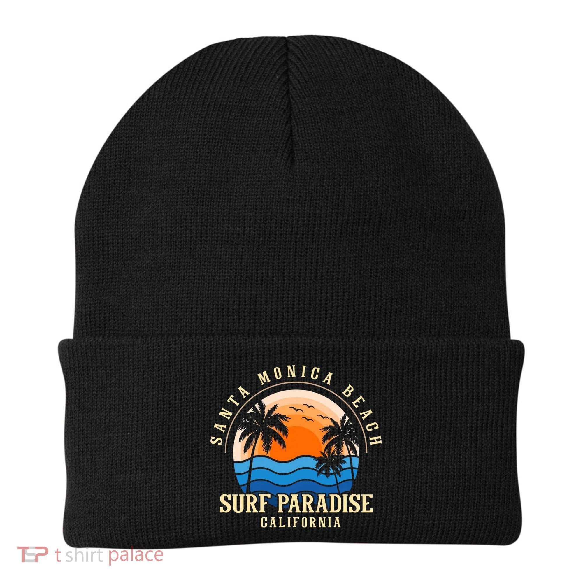 Santa Monica Beach California Beanie