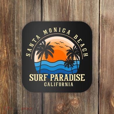 Santa Monica Beach California Coaster