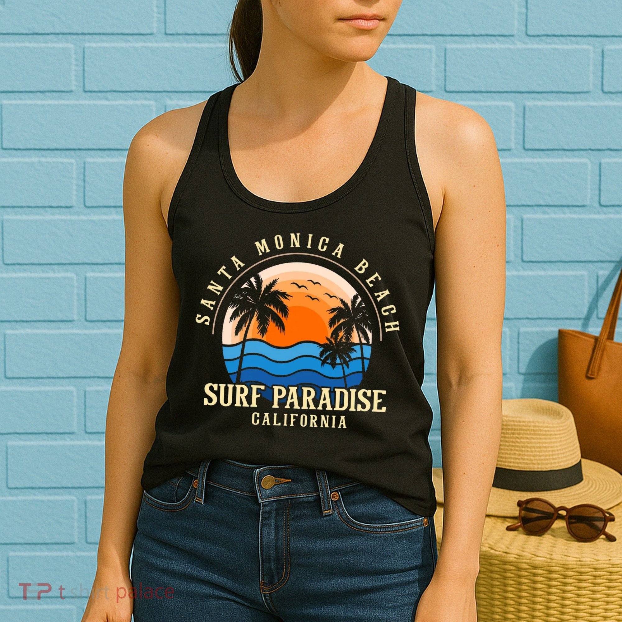 Santa Monica Beach California Women's Tank Top