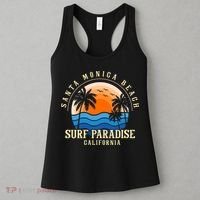 Santa Monica Beach California Women's Tank Top thumb 3