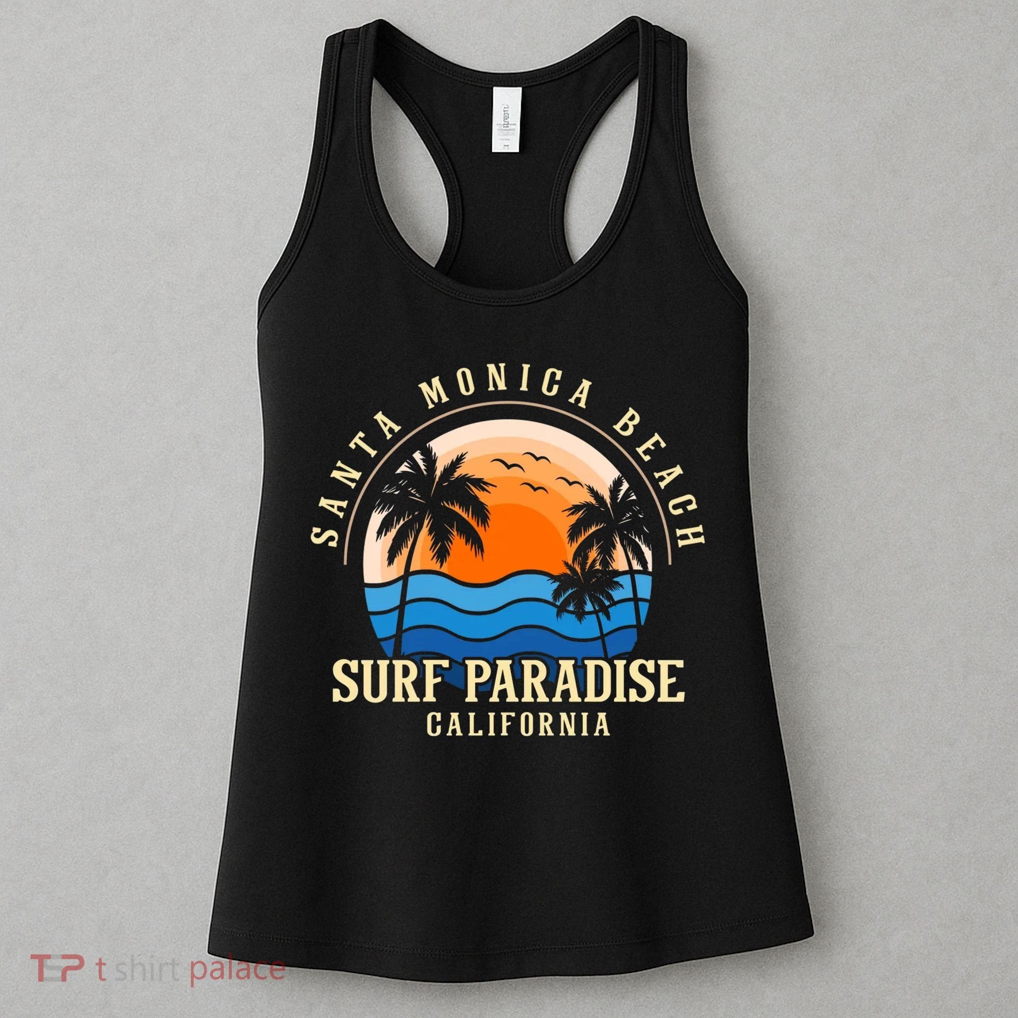 Santa Monica Beach California Women's Tank Top